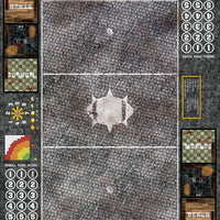 Mats by Mars:  Bustling City Fantasy Football Play Mat / Pitch