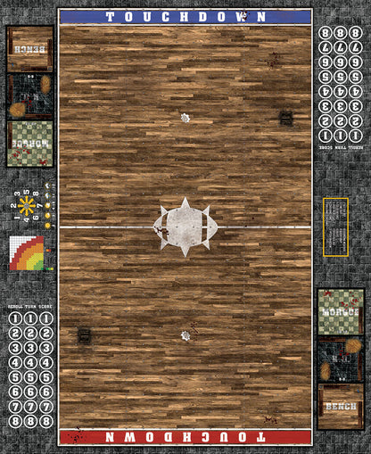 Mats by Mars:  Tavern Fantasy Football Play Mat / Pitch