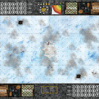 Mats by Mars:  Frosty Cobbles Fantasy Football Play Mat / Pitch