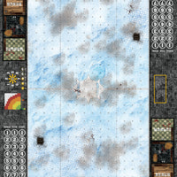 Mats by Mars:  Frosty Cobbles Fantasy Football Play Mat / Pitch