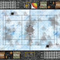 Mats by Mars:  Frosty Cobbles Fantasy Football Play Mat / Pitch