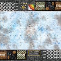 Mats by Mars:  Frosty Cobbles Fantasy Football Play Mat / Pitch