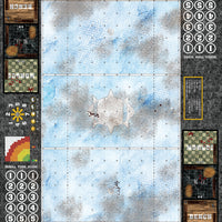 Mats by Mars:  Frosty Cobbles Fantasy Football Play Mat / Pitch