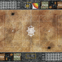 Mats by Mars:  Sandy Cobbles Fantasy Football Play Mat / Pitch