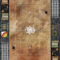 Mats by Mars:  Sandy Cobbles Fantasy Football Play Mat / Pitch