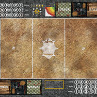 Mats by Mars:  Sandy Cobbles Fantasy Football Play Mat / Pitch