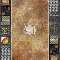 Mats by Mars:  Sandy Cobbles Fantasy Football Play Mat / Pitch