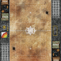 Mats by Mars:  Swallowing Sand Fantasy Football Play Mat / Pitch