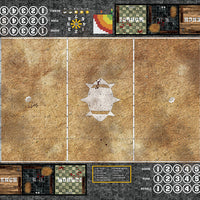 Mats by Mars:  Swallowing Sand Fantasy Football Play Mat / Pitch