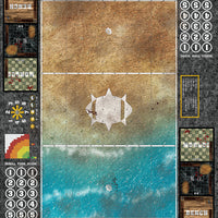 Mats by Mars:  Treasure Beach Fantasy Football Play Mat / Pitch