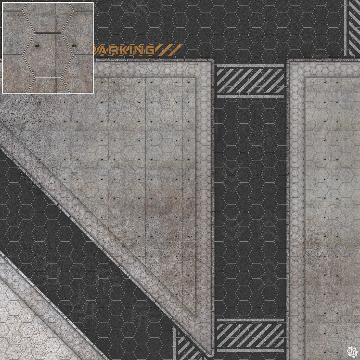 Mats by Mars: Hab Blok A Tabletop Wargaming Play Mat