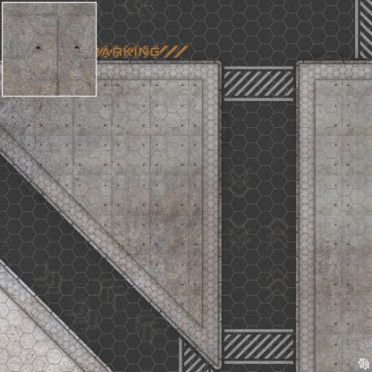 Mats by Mars: Hab Blok A Tabletop Wargaming Play Mat