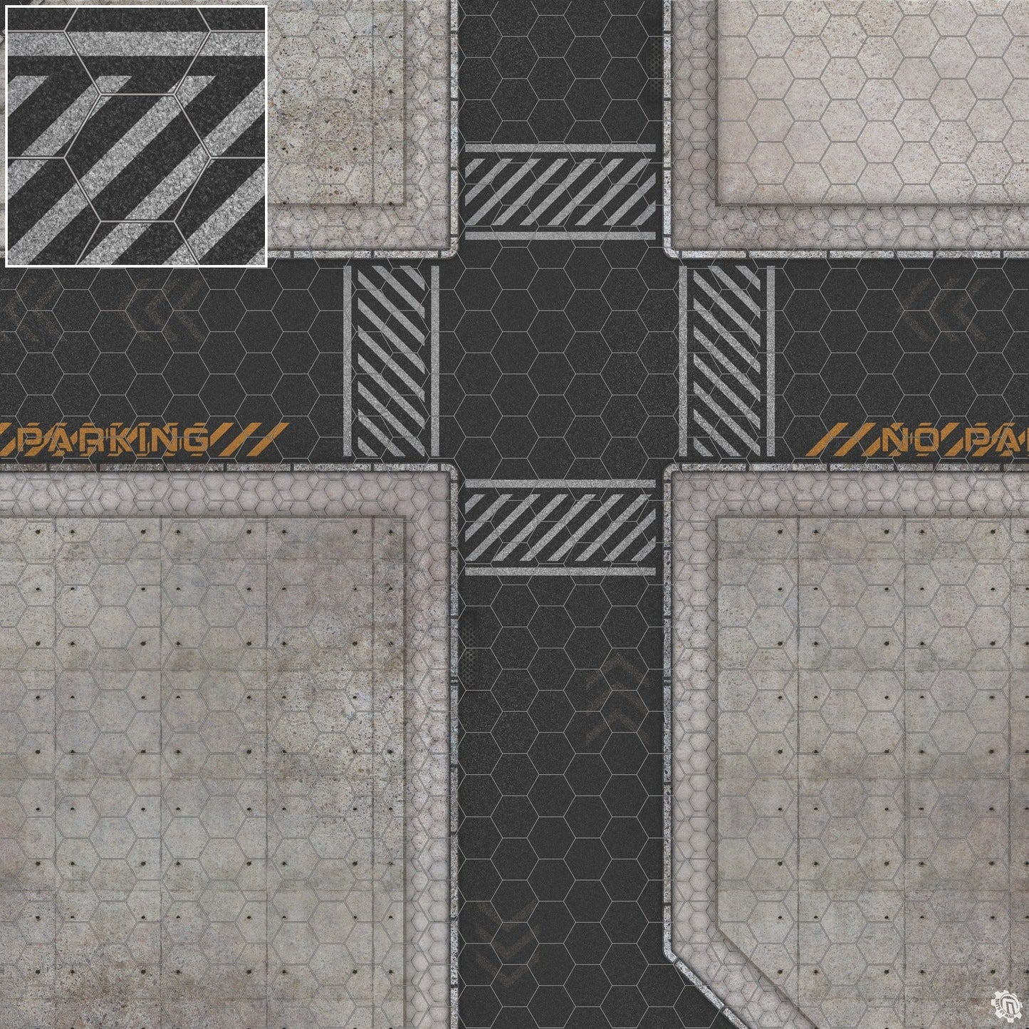 Mats by Mars: Hab Blok B Tabletop Wargaming Play Mat