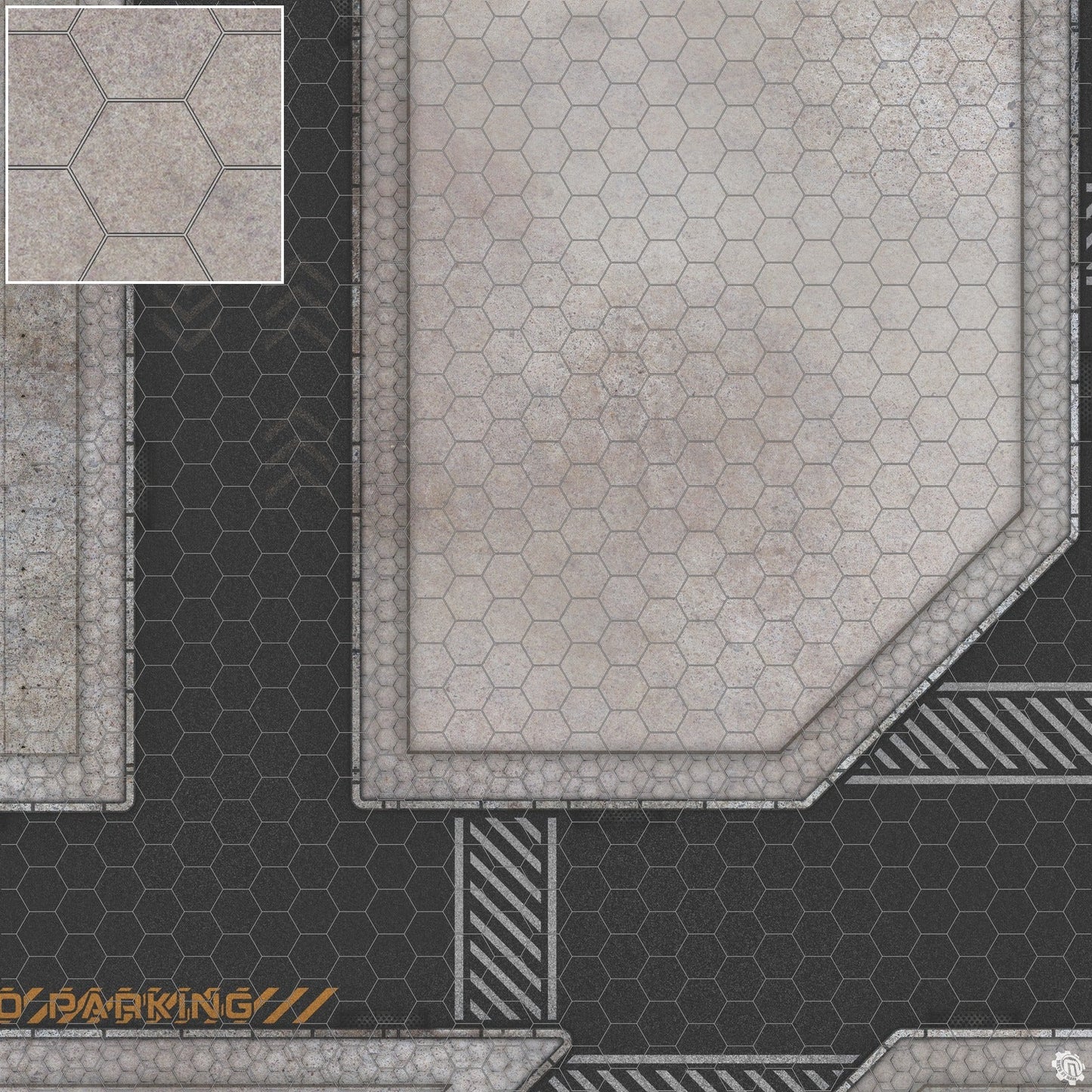 Mats by Mars: Hab Blok C Tabletop Wargaming Play Mat