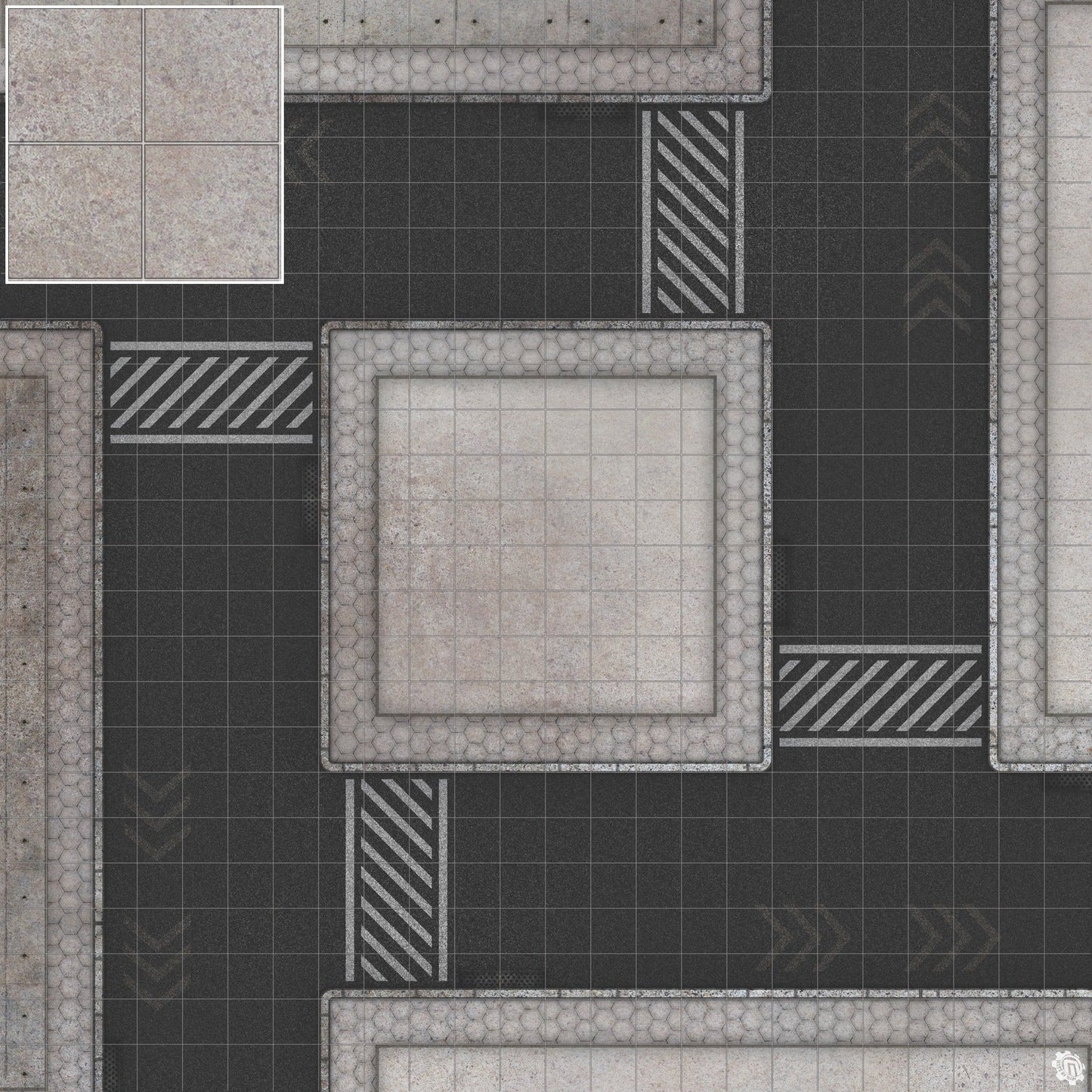 Mats by Mars: Hab Blok E Tabletop Wargaming Play Mat