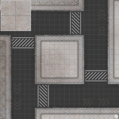 Mats by Mars: Hab Blok E Tabletop Wargaming Play Mat