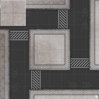 Mats by Mars: Hab Blok E Tabletop Wargaming Play Mat