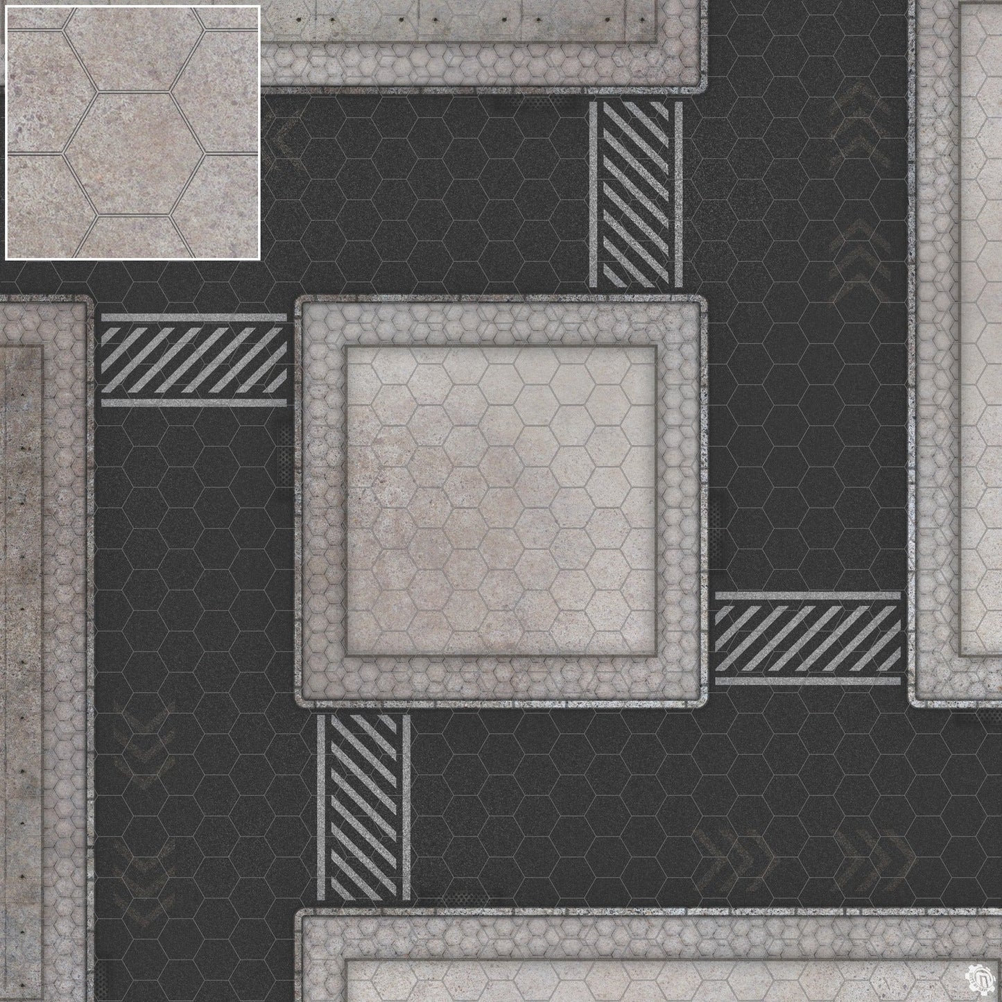 Mats by Mars: Hab Blok E Tabletop Wargaming Play Mat