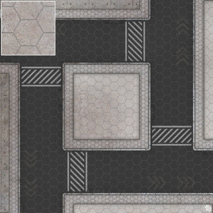 Mats by Mars: Hab Blok E Tabletop Wargaming Play Mat
