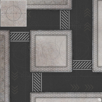 Mats by Mars: Hab Blok E Tabletop Wargaming Play Mat