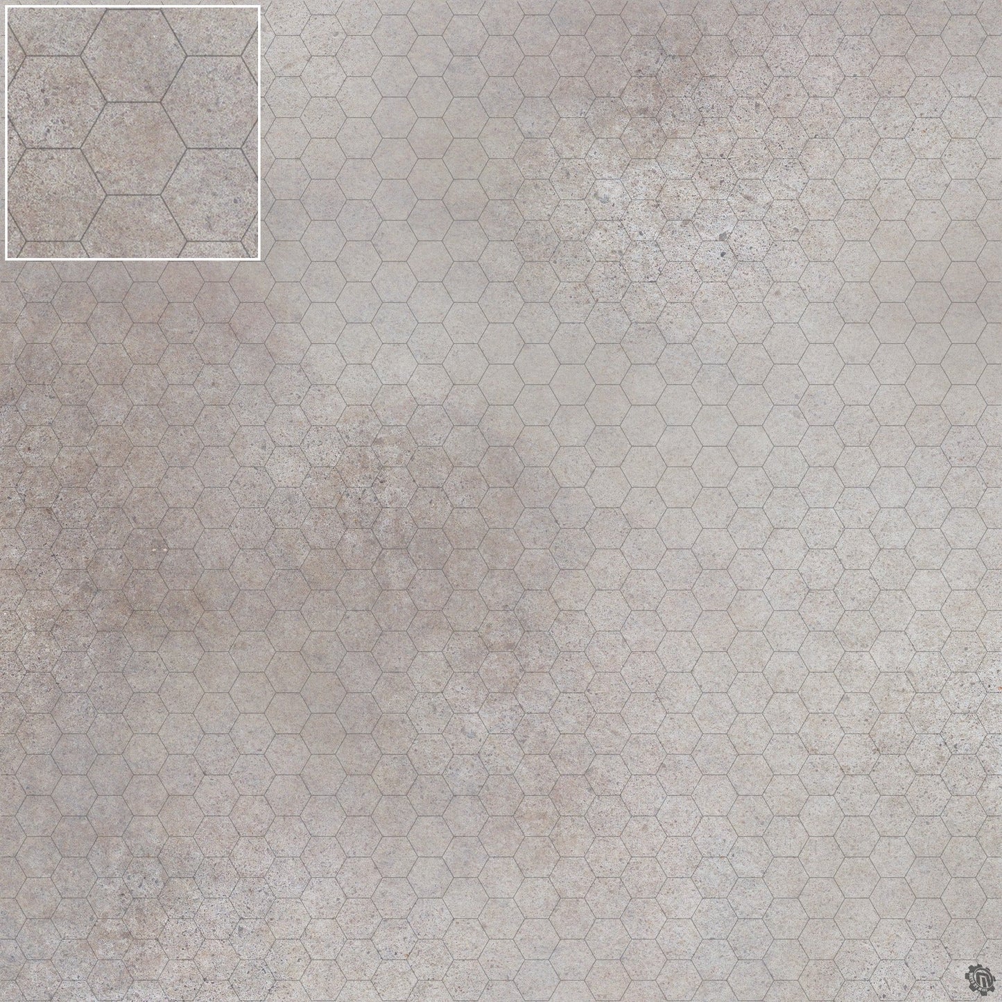 Mats by Mars: Koncrete Blok (Light) Tabletop Wargaming Play Mat