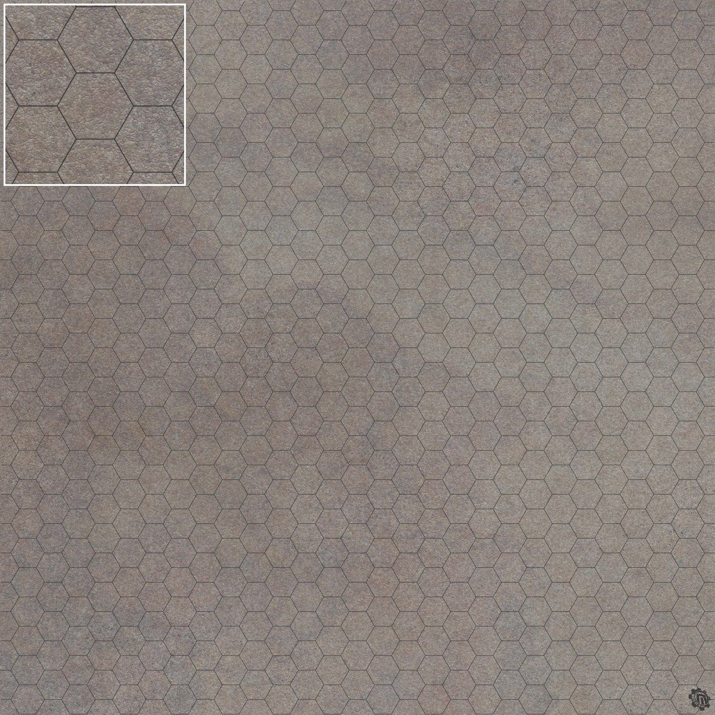 Mats by Mars: Koncrete Blok (Dark) Tabletop Wargaming Play Mat
