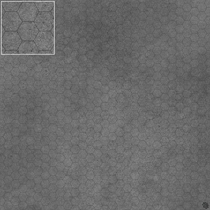 Mats by Mars: Koncrete Blok (Extra Dark) Tabletop Wargaming Play Mat