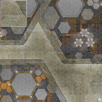 Mats by Mars: Quinfinity Citrine Tabletop Wargaming Play Mat