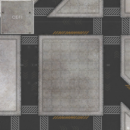 Mats by Mars: Hab Blok B Tabletop Wargaming Play Mat