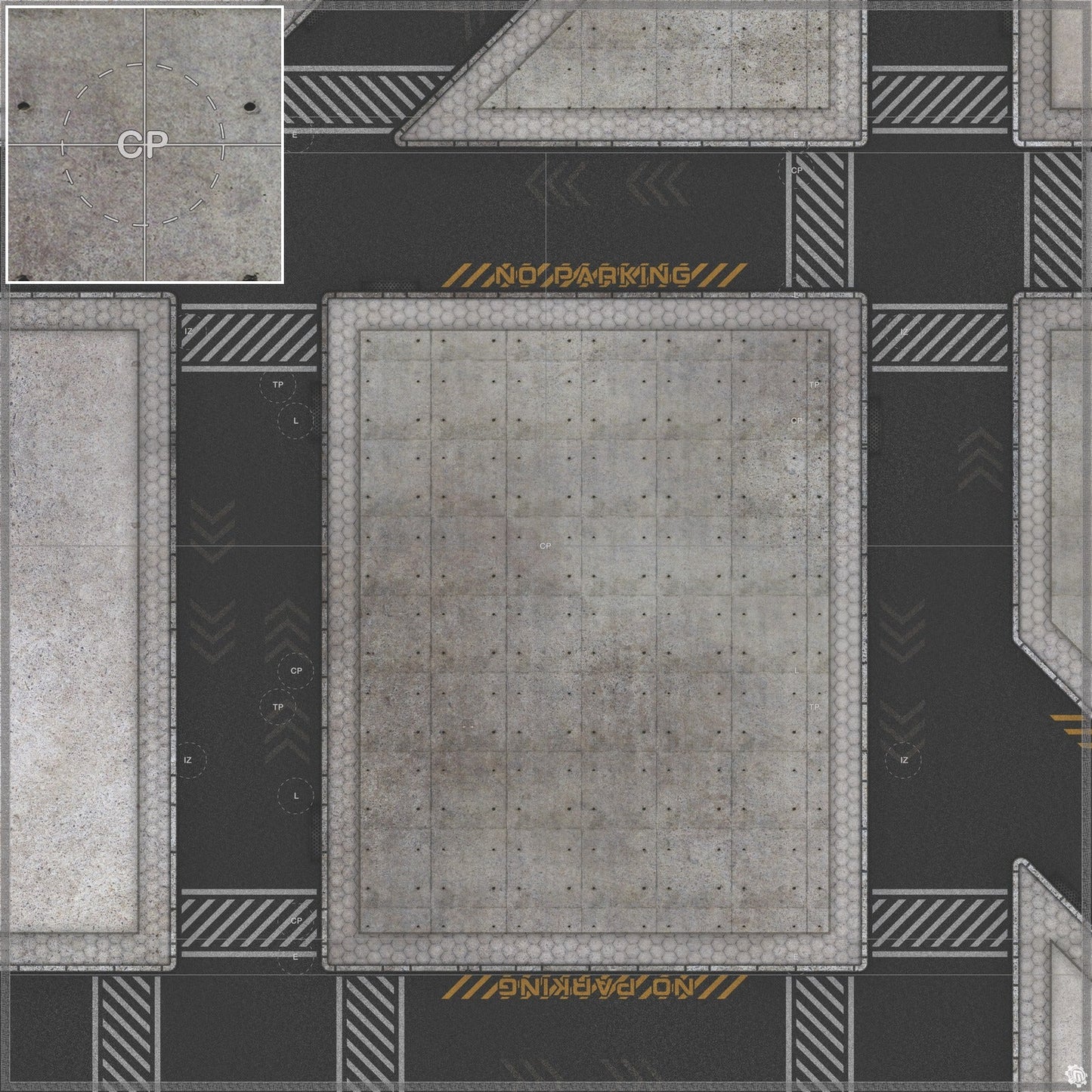 Mats by Mars: Hab Blok B Tabletop Wargaming Play Mat