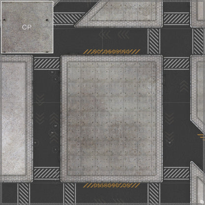 Mats by Mars: Hab Blok B Tabletop Wargaming Play Mat
