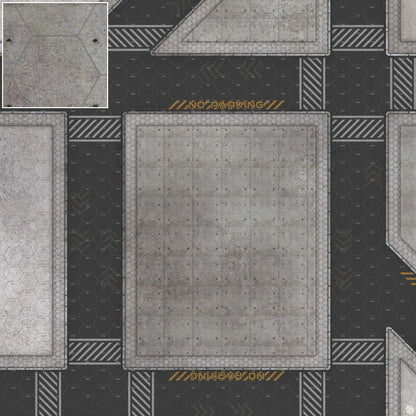 Mats by Mars: Hab Blok B Tabletop Wargaming Play Mat