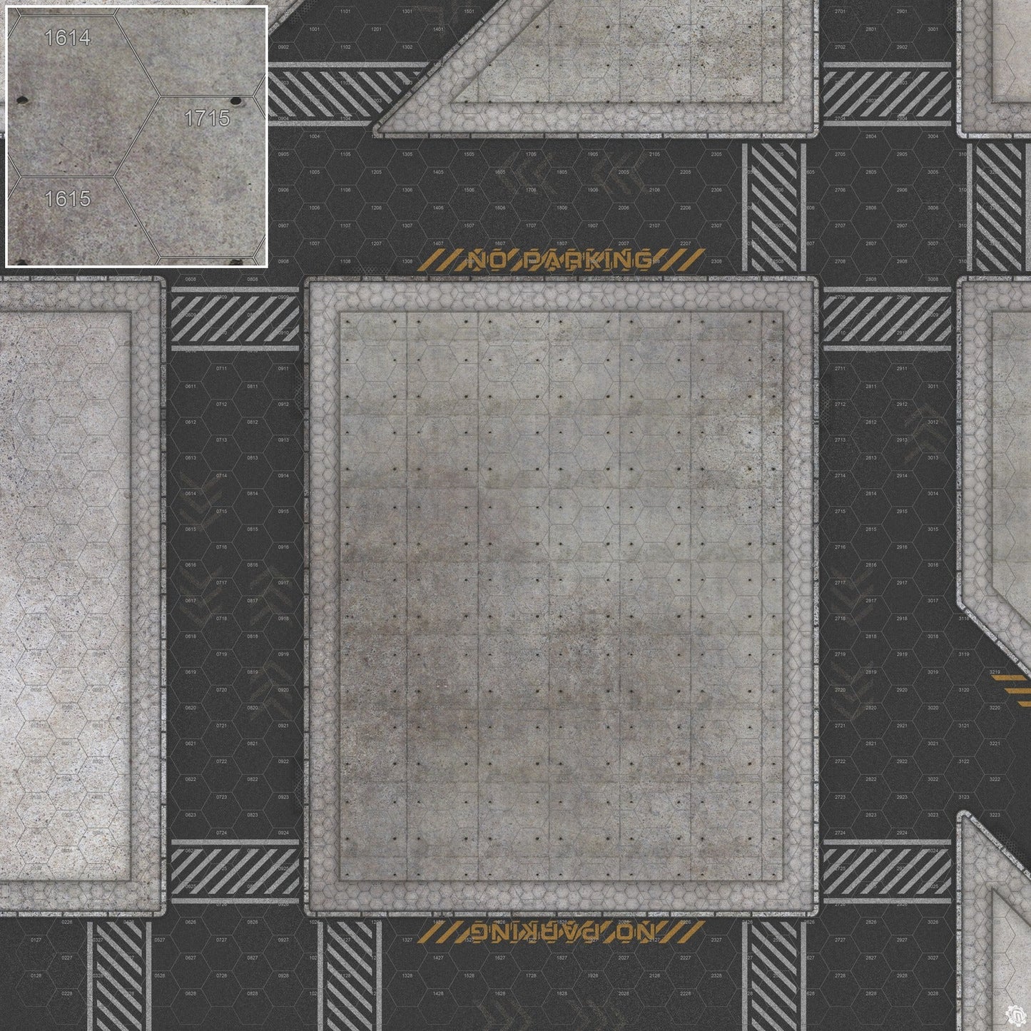 Mats by Mars: Hab Blok B Tabletop Wargaming Play Mat