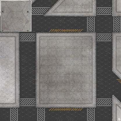 Mats by Mars: Hab Blok B Tabletop Wargaming Play Mat