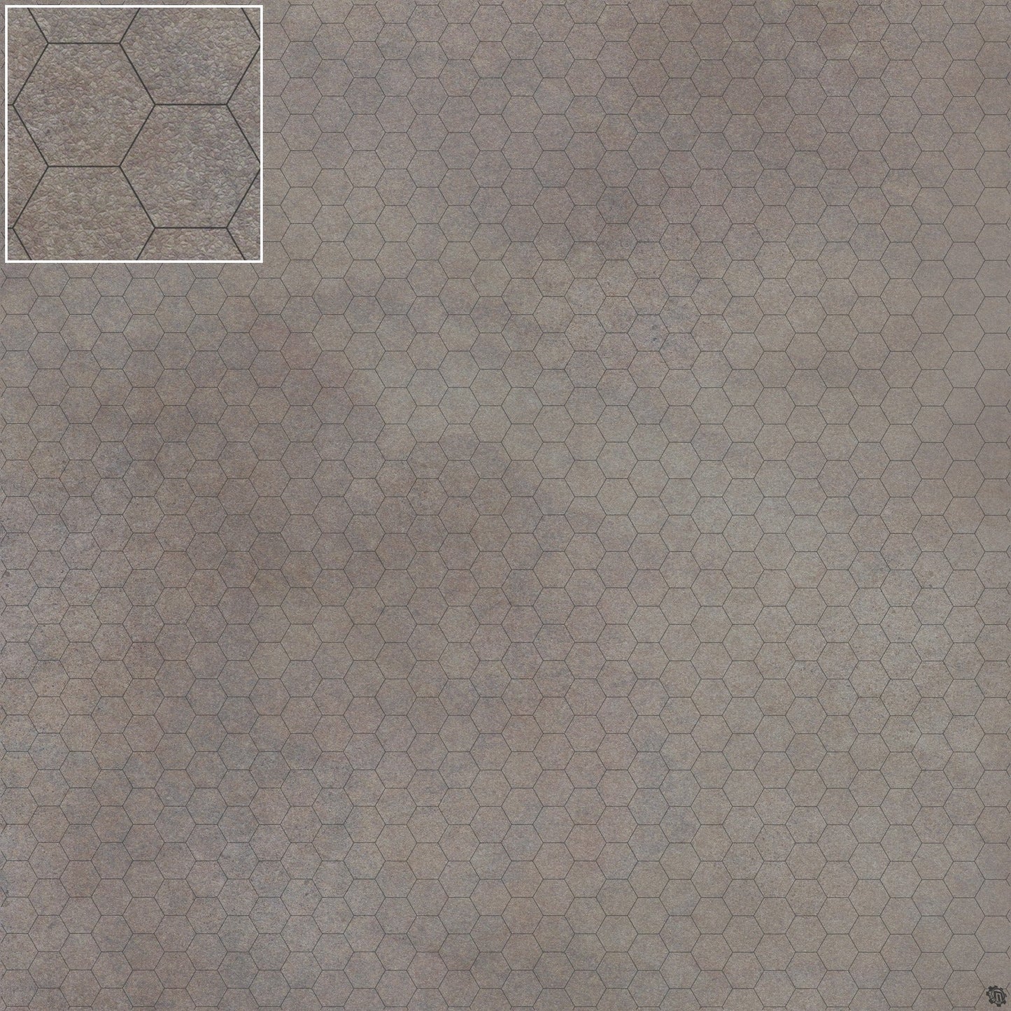 Mats by Mars: Koncrete Blok (Dark) Tabletop Wargaming Play Mat