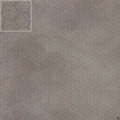 Mats by Mars: Koncrete Blok (Dark) Tabletop Wargaming Play Mat
