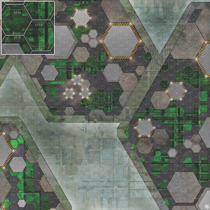 Mats by Mars: Quinfinity Jade Tabletop Wargaming Play Mat