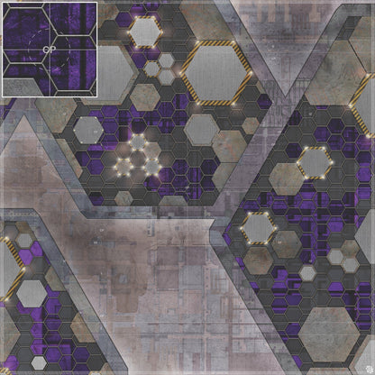 Mats by Mars: Quinfinity Amethyst Tabletop Wargaming Play Mat
