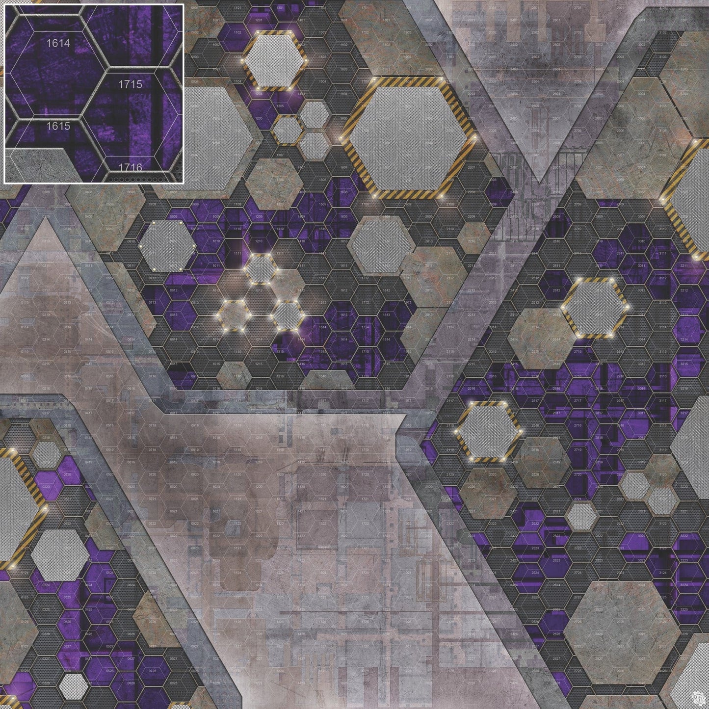 Mats by Mars: Quinfinity Amethyst Tabletop Wargaming Play Mat