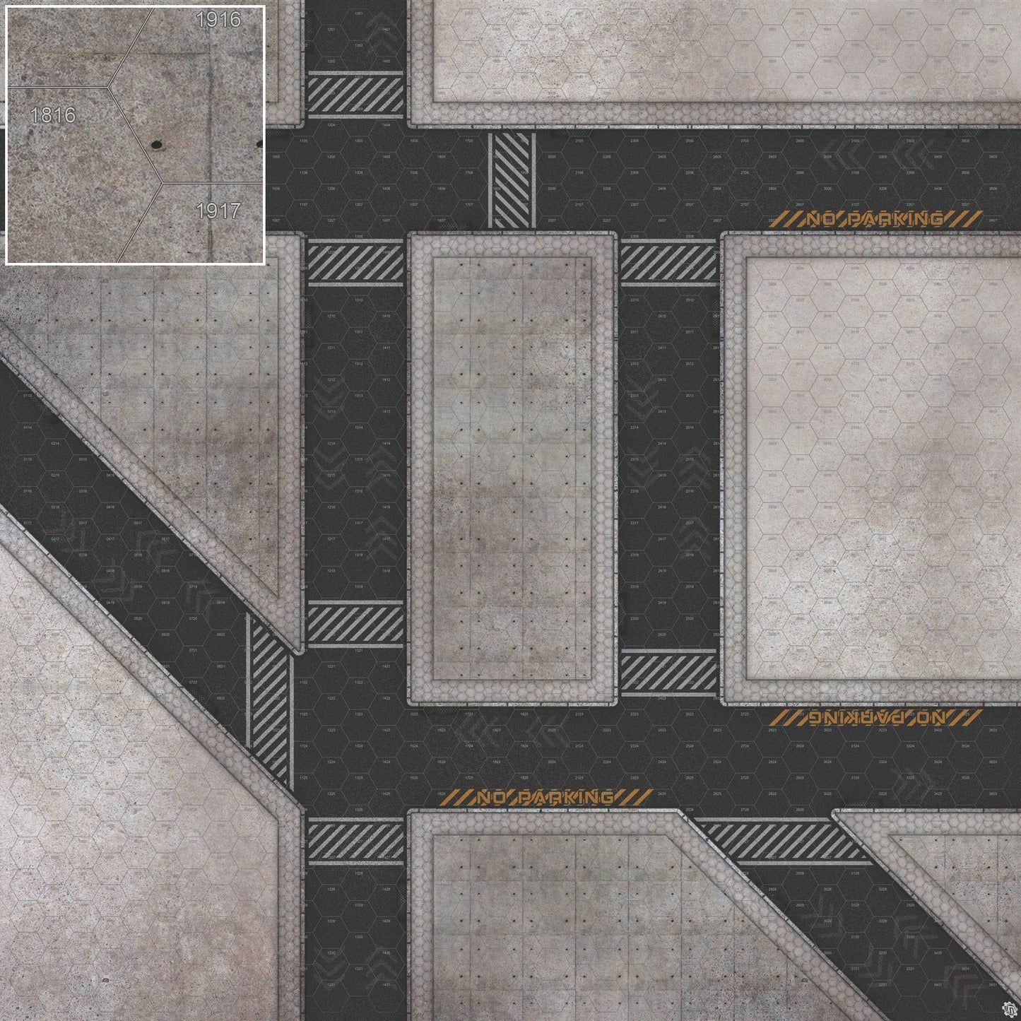 Mats by Mars: Hab Blok A Tabletop Wargaming Play Mat