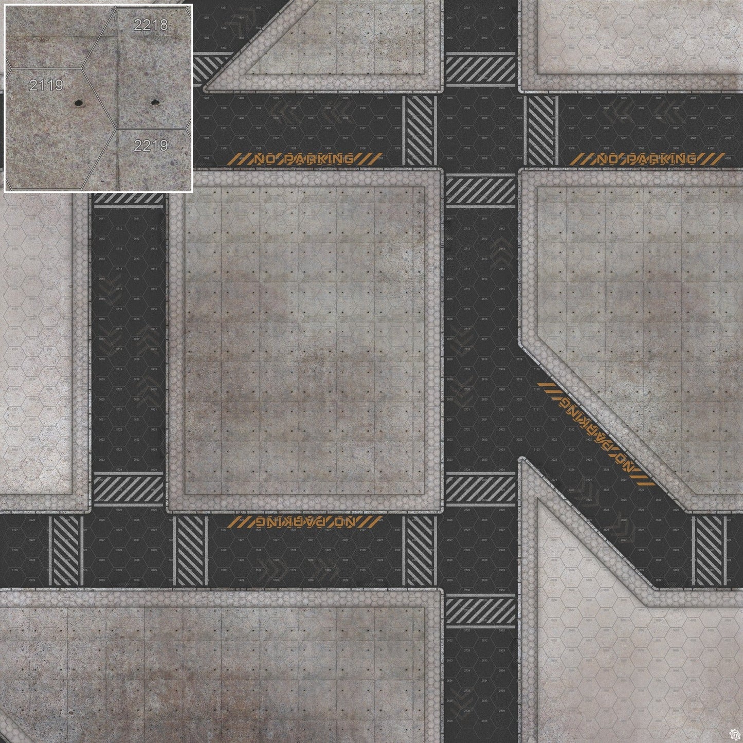 Mats by Mars: Hab Blok B Tabletop Wargaming Play Mat