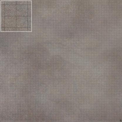 Mats by Mars: Koncrete Blok (Dark) Tabletop Wargaming Play Mat