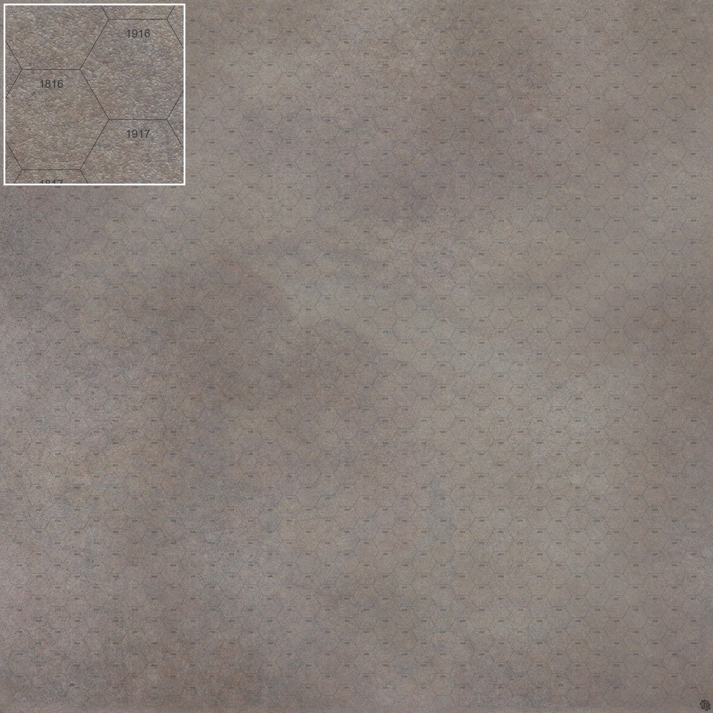 Mats by Mars: Koncrete Blok (Dark) Tabletop Wargaming Play Mat