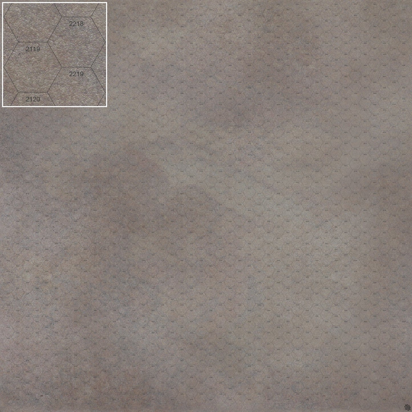 Mats by Mars: Koncrete Blok (Dark) Tabletop Wargaming Play Mat