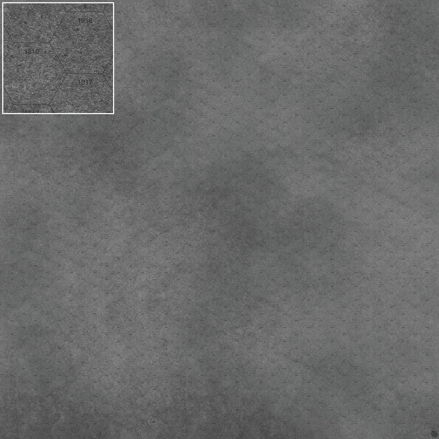 Mats by Mars: Koncrete Blok (Extra Dark) Tabletop Wargaming Play Mat