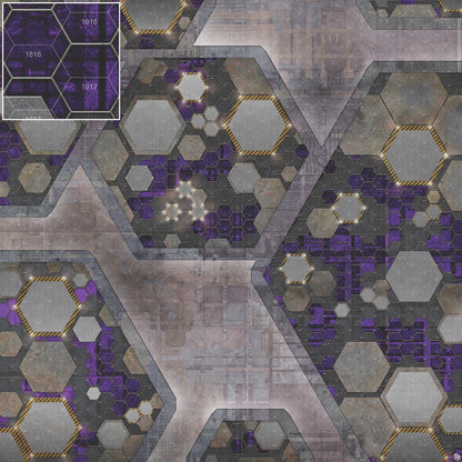 Mats by Mars: Quinfinity Amethyst Tabletop Wargaming Play Mat