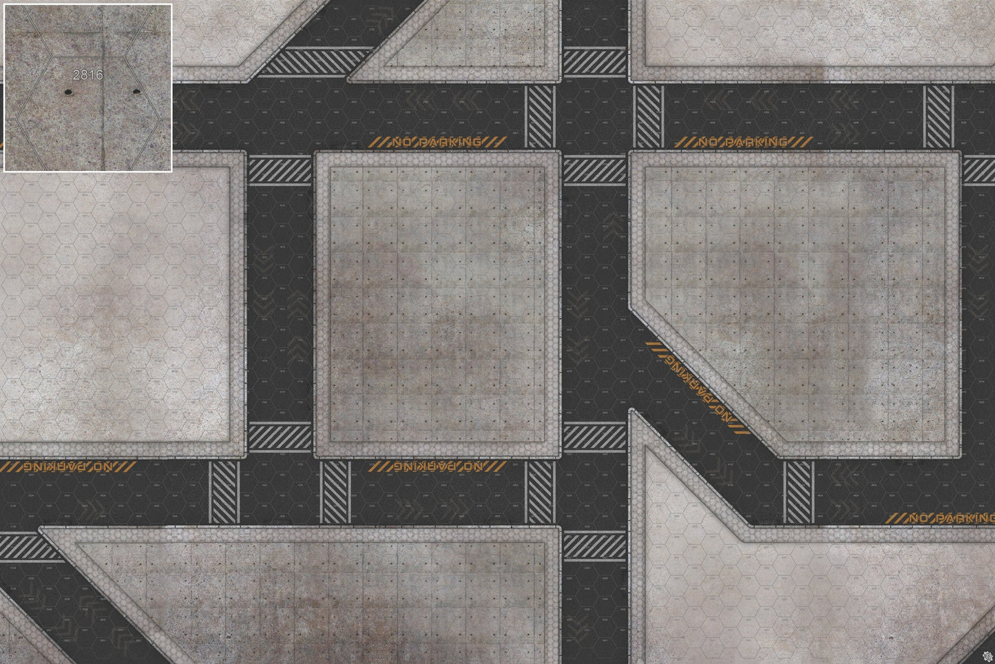 Mats by Mars: Hab Blok B Tabletop Wargaming Play Mat
