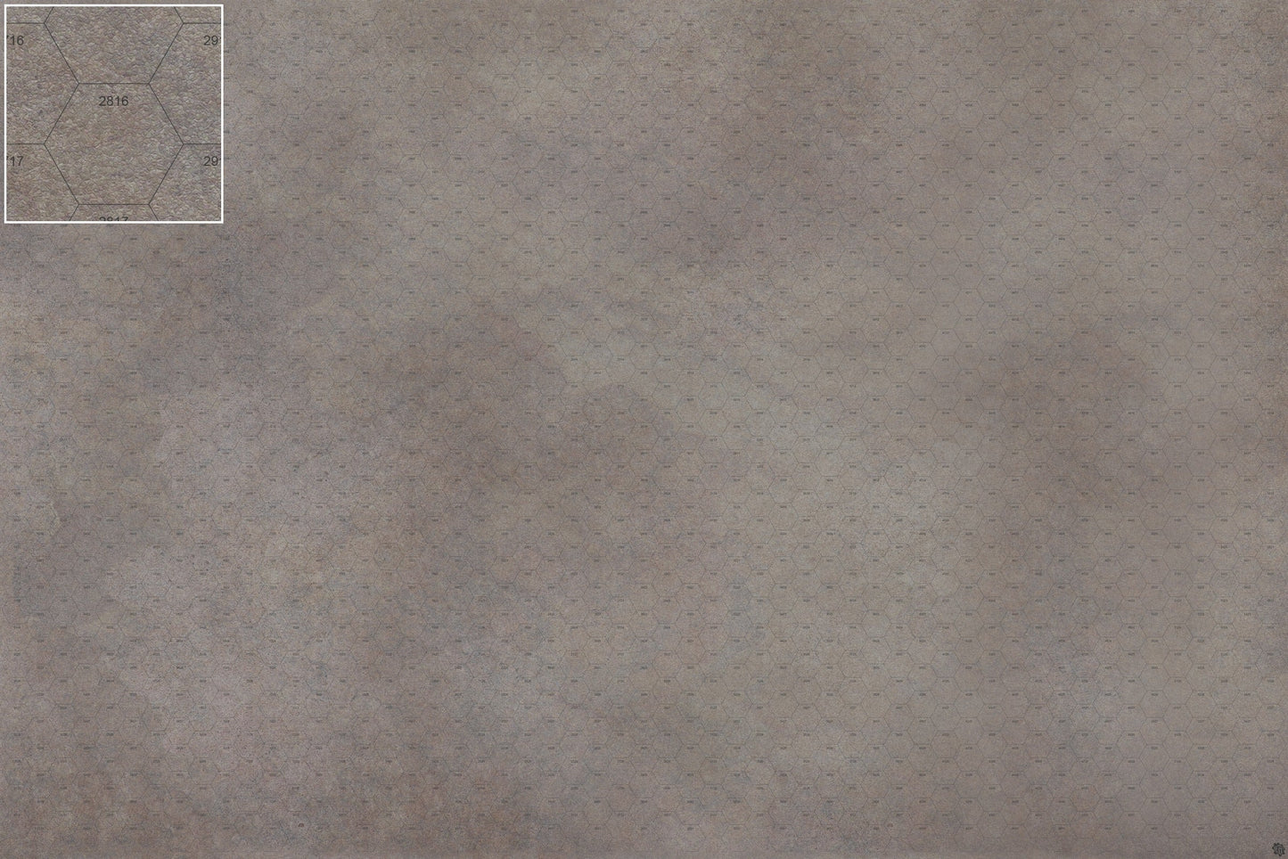 Mats by Mars: Koncrete Blok (Dark) Tabletop Wargaming Play Mat
