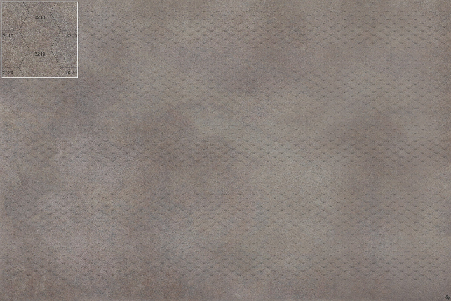 Mats by Mars: Koncrete Blok (Dark) Tabletop Wargaming Play Mat