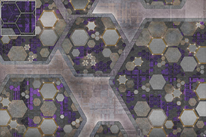 Mats by Mars: Quinfinity Amethyst Tabletop Wargaming Play Mat